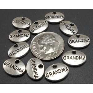 10pcs‎ Grandma Charms, jewelry making supplies